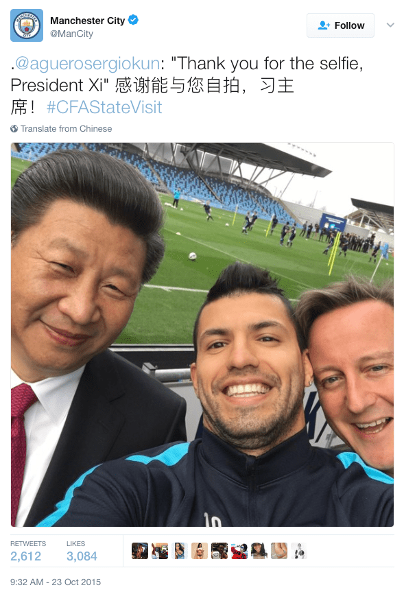 Manchester City Tweet