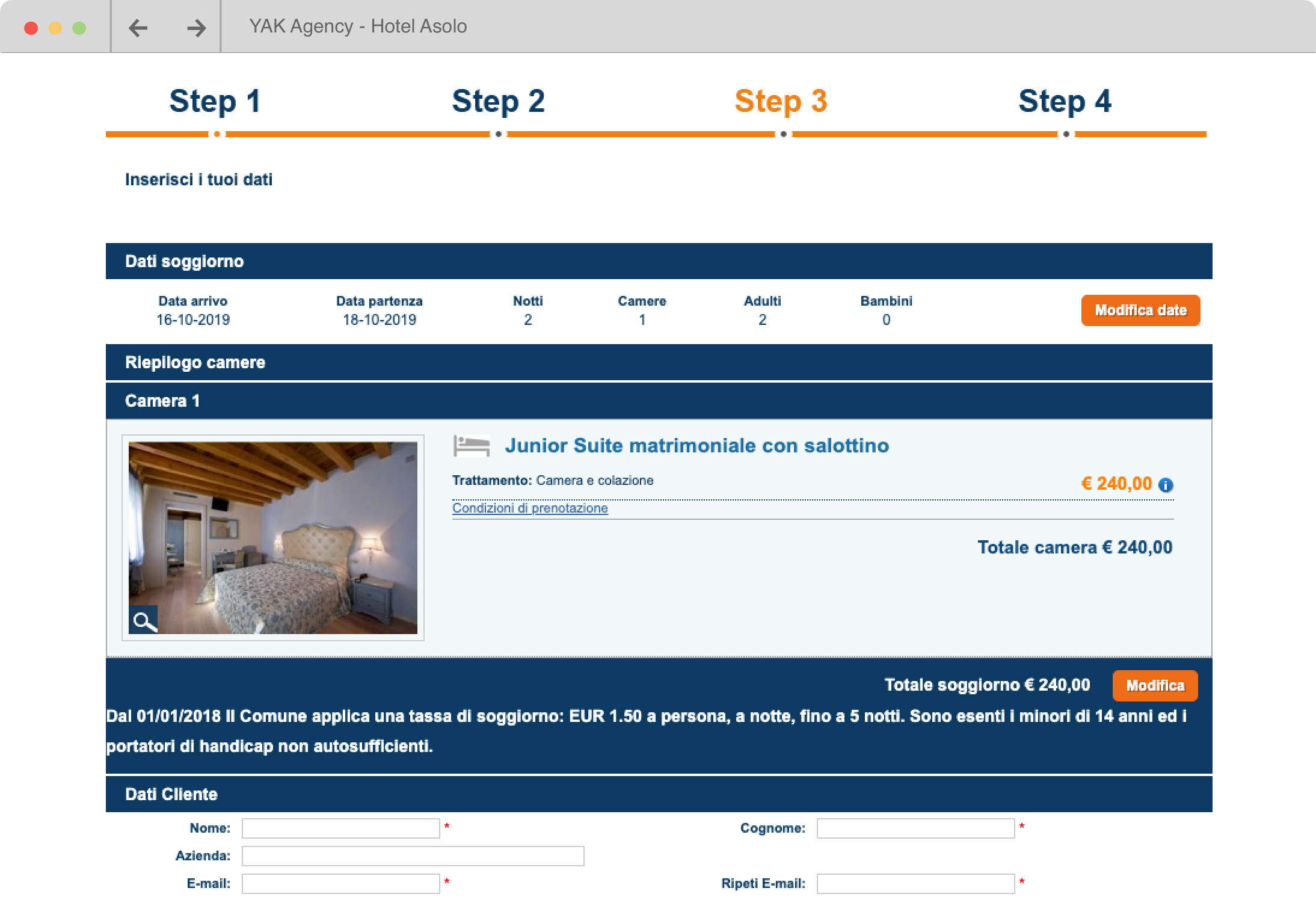 booking