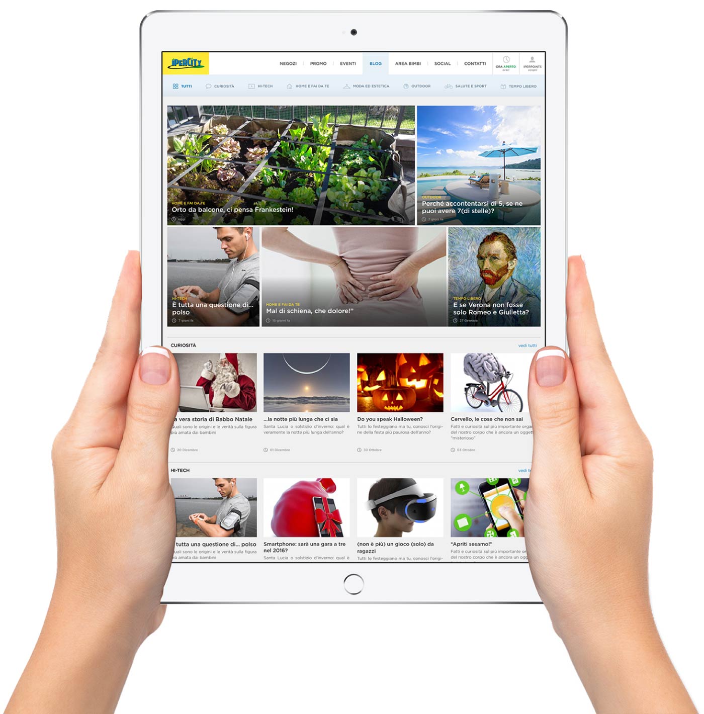 blog mockup