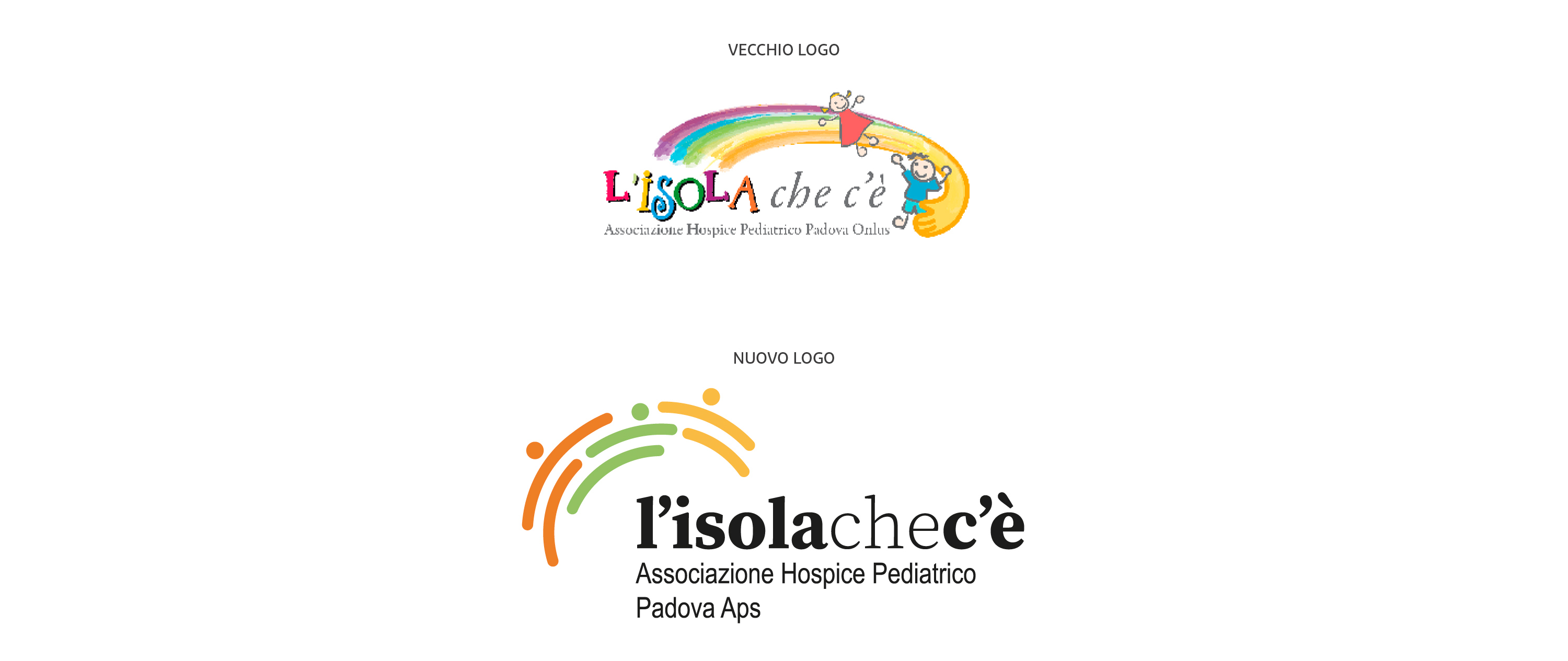 Isola scheda portflio nuovo logo